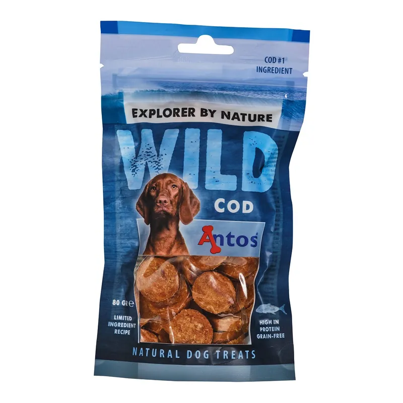 Gecertificeerd Antos Wild Kabeljauw 80 gr