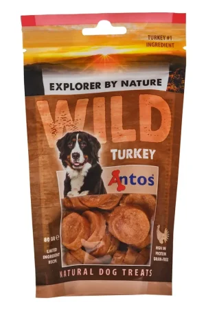 Antos Wild Kalkoen 80 gr Gecertificeerd