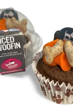 Barking Bakery Carob Woofin with Orange Frosting Voordeelprijs