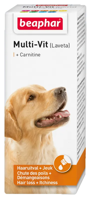 Dagaanbieding Beaphar Multi-Vit hond met carnitine 50 ml
