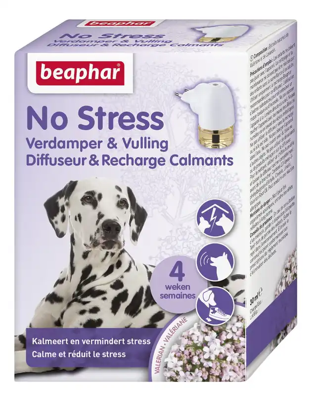 Koop Online Beaphar No Stress verdamper & vulling hond