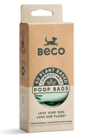 Beco Pets Poepzakjes Composteerbaar 4 x 12 st Fabrieksprijs