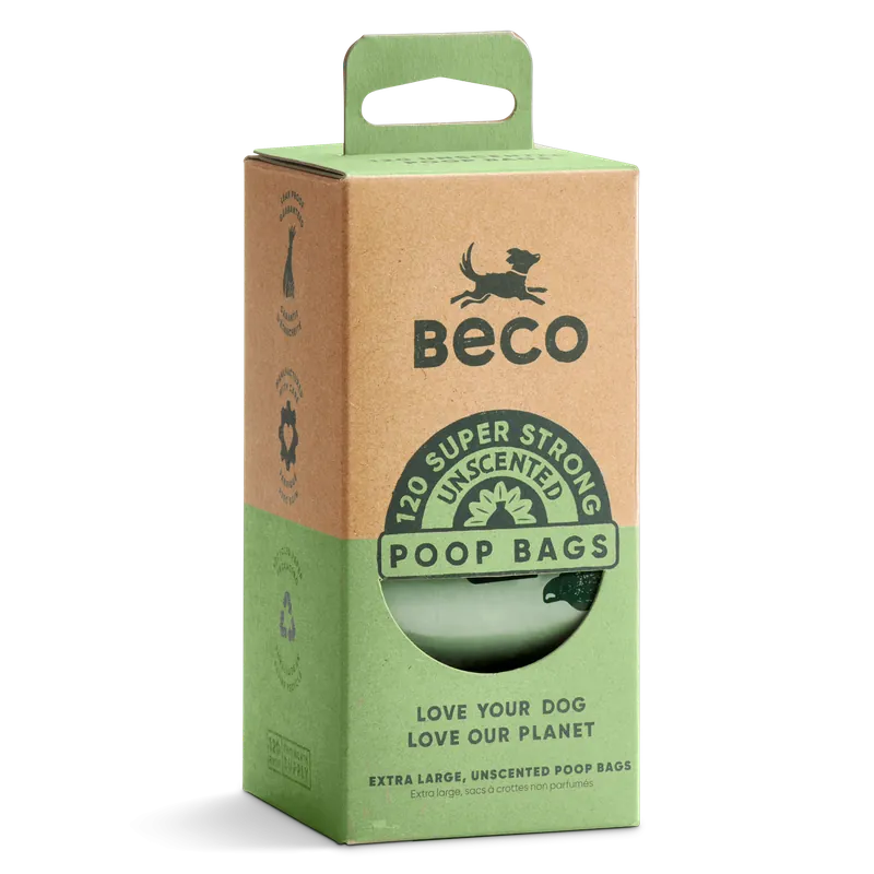 Beco Pets Poepzakjes Gerecycled 8 x 15 st Op = Op