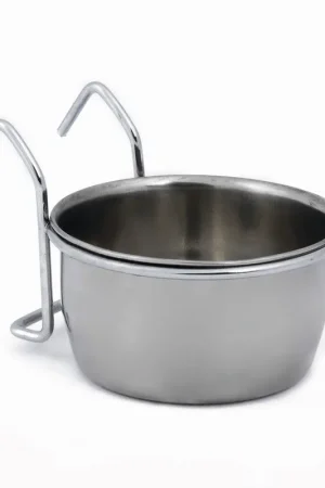 Beeztees CoopCup Inox met houder Premium