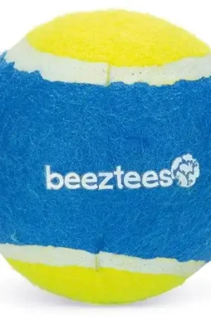 Beeztees Fetch tennisbal blauw/geel Laatste Kans