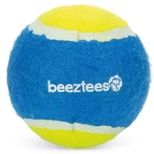 Beeztees Fetch tennisbal blauw/geel Laatste Kans