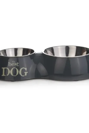 Lage Kosten Beeztees Dinerset Best Dog Grijs 350 ml + 700 ml