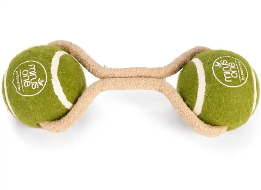 Beeztees Duo Tennisbal Koord Minus One Direct Verzonden