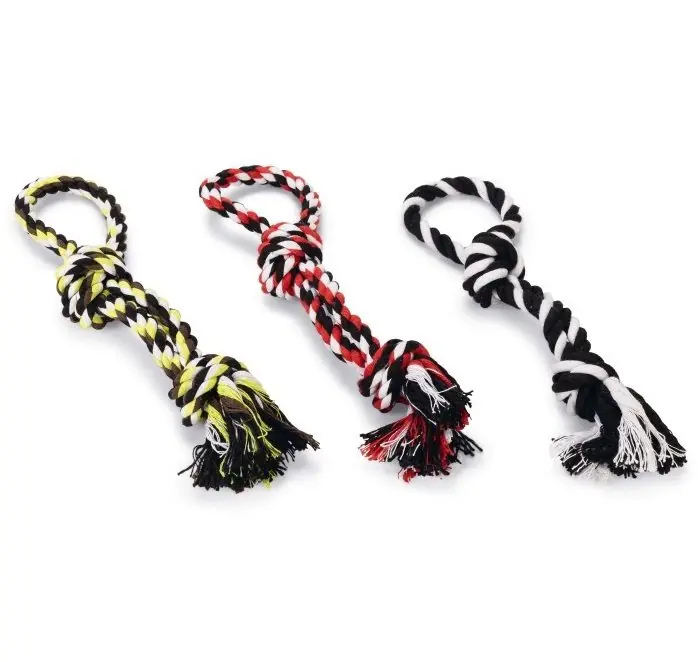 Koopje Beeztees Flossytouw Bino 2 Knopen S Assorti