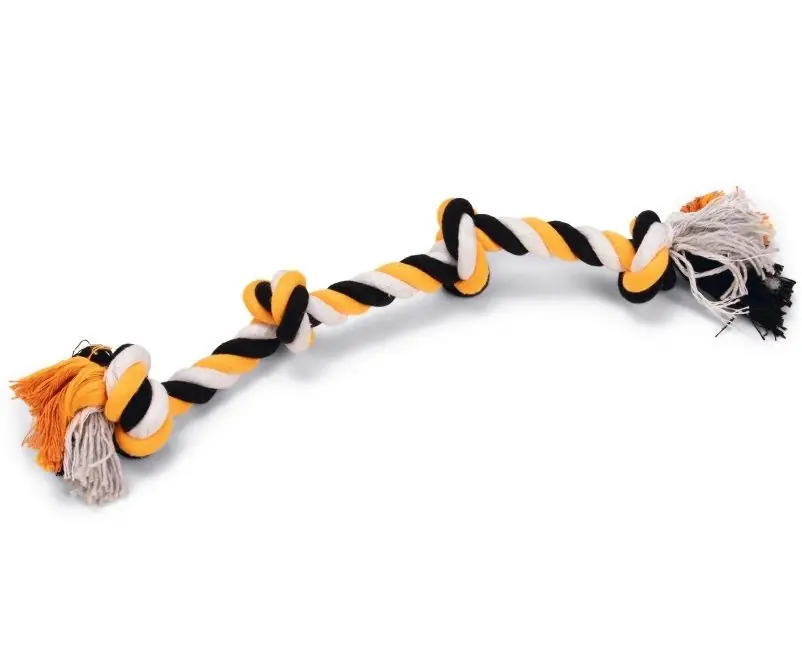 Beeztees Flossytoy 4 Knopen Multi Hete Deal
