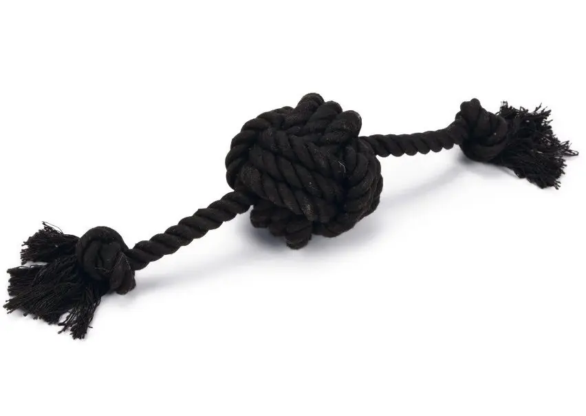 Direct Verzonden Beeztees Flossytoy Bal Bari Zwart