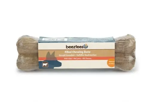 Laatste Kans Beeztees gevuld kauwbot met pens 15 cm