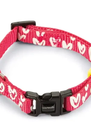 Beeztees Halsband Heart Roze Betaalbaar