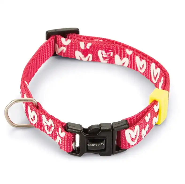 Beeztees Halsband Heart Roze Betaalbaar