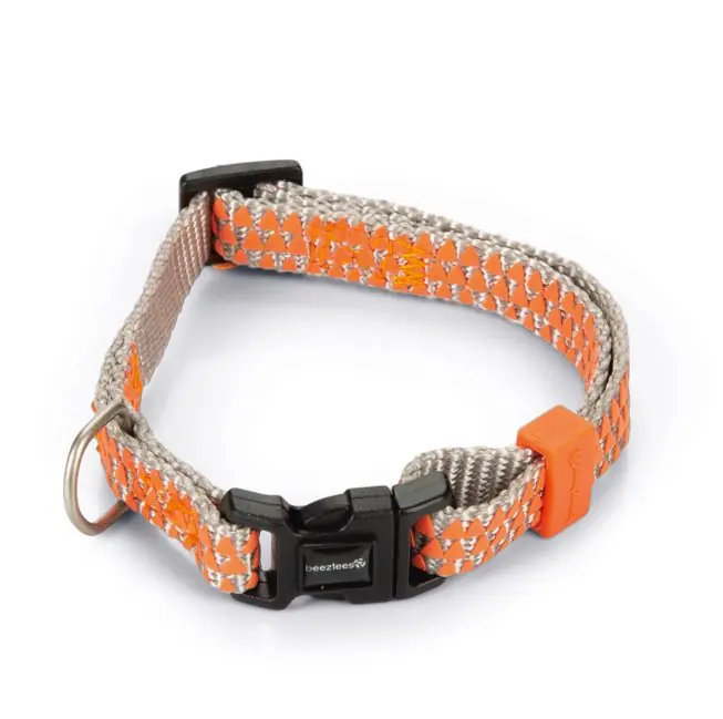 Fabrieksprijs Beeztees Halsband Triangle Lichtgrijs