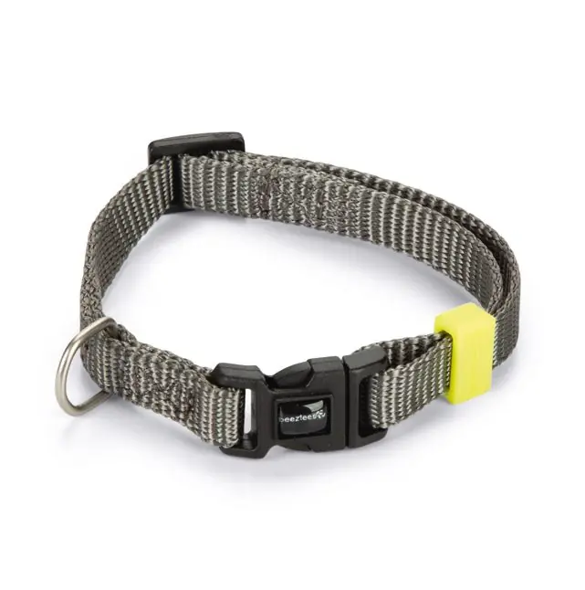 Beeztees Halsband Uni Donkergrijs Merkproduct