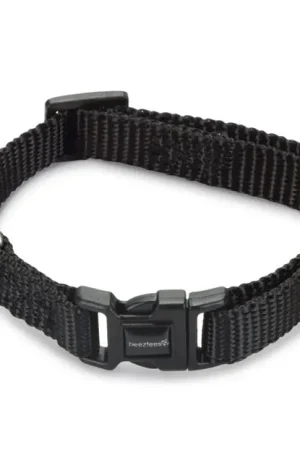 Populair Beeztees Halsband Uni Zwart