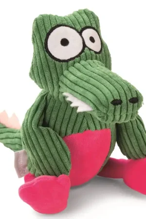 Express Levering Beeztees honden- speelgoed Krokodil Krok Groen 25 cm
