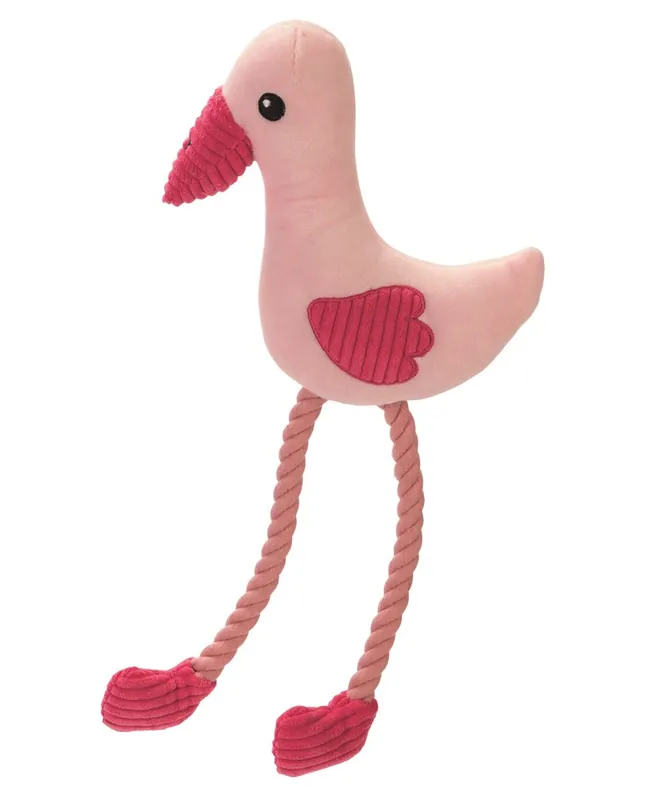 Beeztees hondenspeelgoed Flamingo Flami Roze Gratis Retour
