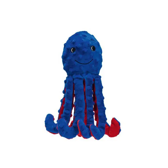 Express Levering Beeztees Hondenspeelgoed Octopus Amy Blauw 25 cm