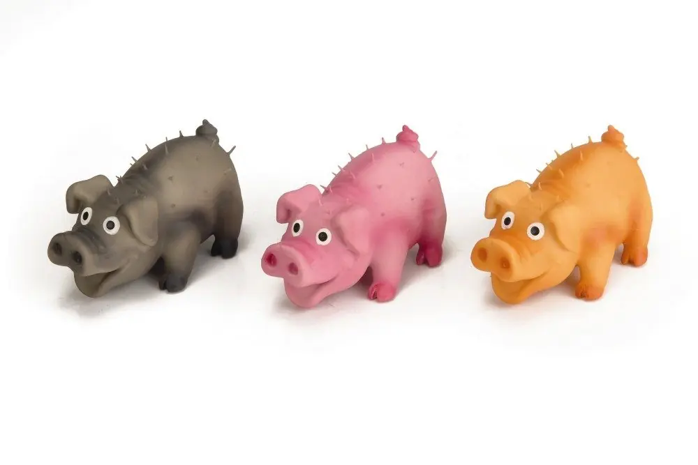 Gecertificeerd Beeztees hondenspeelgoed Piglets assorti