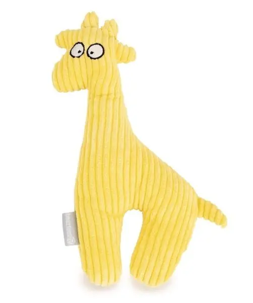 Tijdelijk Beschikbaar Beeztees hondenspeelgoed Rib Giraffe Raffo Geel