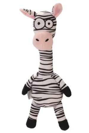 Alleen Vandaag Beeztees hondenspeelgoed Zebra Yip Zwart/Wit 33 cm