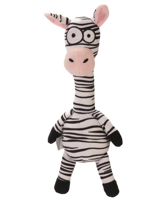 Alleen Vandaag Beeztees hondenspeelgoed Zebra Yip Zwart/Wit 33 cm