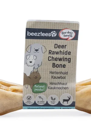 Beeztees Kauwbot Hertenhuid 10 cm Dagaanbieding