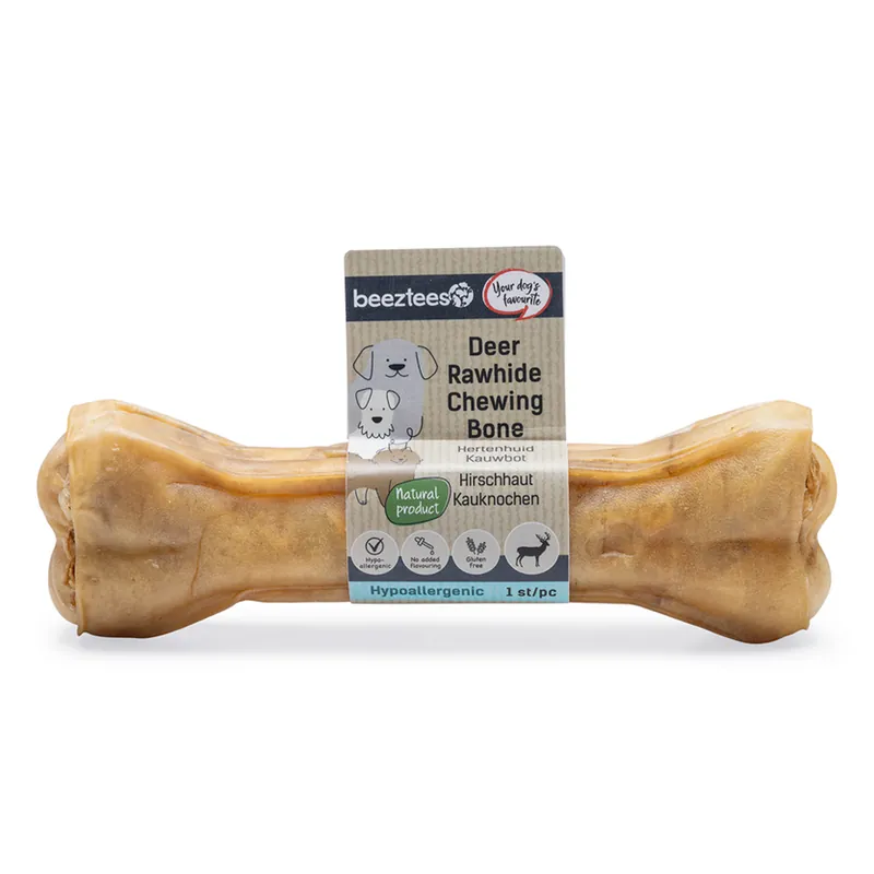 Lage Kosten Beeztees Kauwbot Hertenhuid 17 cm