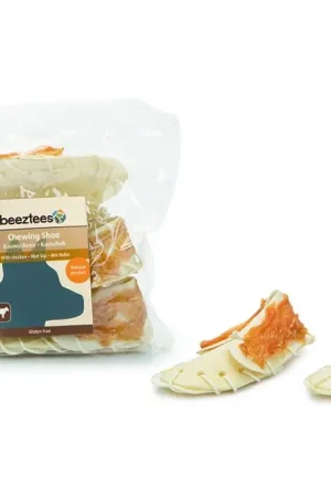 Beeztees kauwschoentjes met kip 4 st Lage Kosten