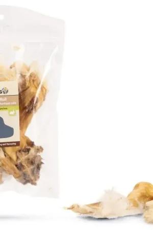 Beeztees Konijnenhuid Rol met haar 100 gr Finale Uitverkoop