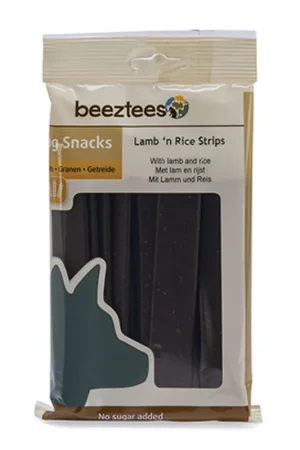 Direct Verzonden Beeztees Lamb & Rice Strips 150 gr