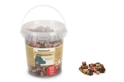 Beeztees mini sporties mix 500 gr Dagaanbieding