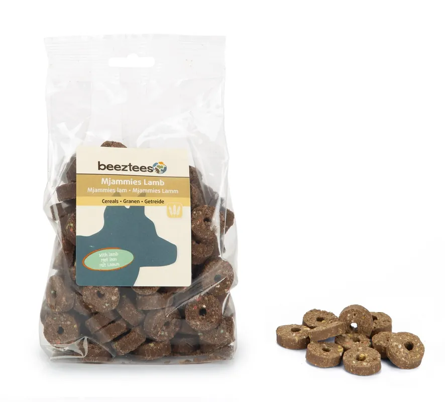 Flitsaanbieding Beeztees Mjammies Lam 450 gr
