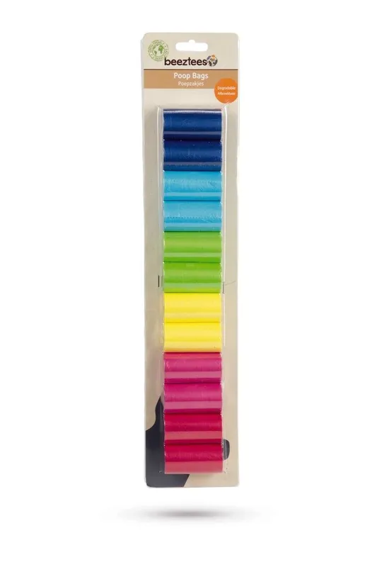 Gratis Retour Beeztees navulling poepzakhouder 12 x 20 st regenboog