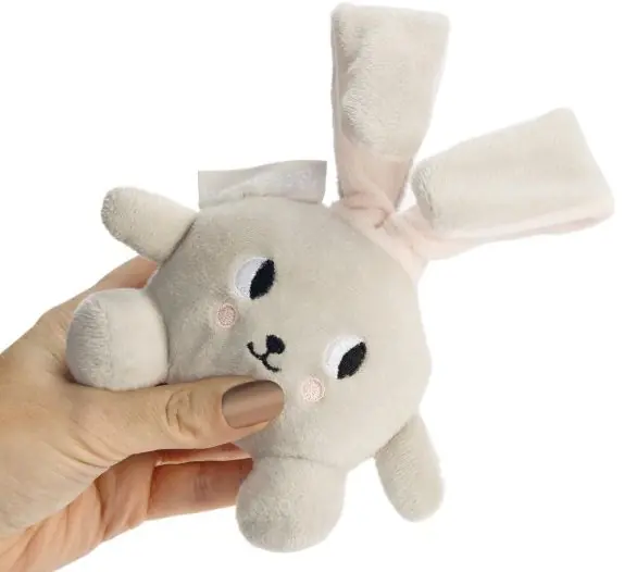 Beeztees Puppy knuffel Canina grijs Finale Uitverkoop