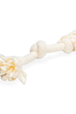 Beeztees Puppy Speeltouw Pim 3 Knopen Beige Favoriet