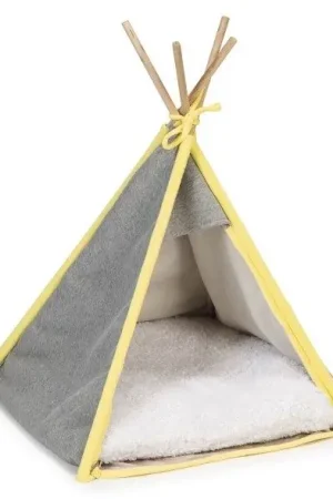 Beeztees Puppy tipi tent Aika grijs Uitverkoop