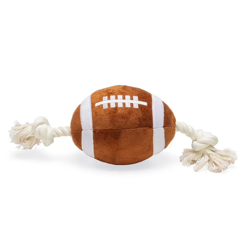 Exclusieve Aanbieding Beeztees Rugbybal met Touw
