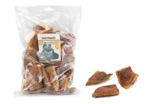 Gratis Retour Beeztees runderkophuidstukjes 500 gr