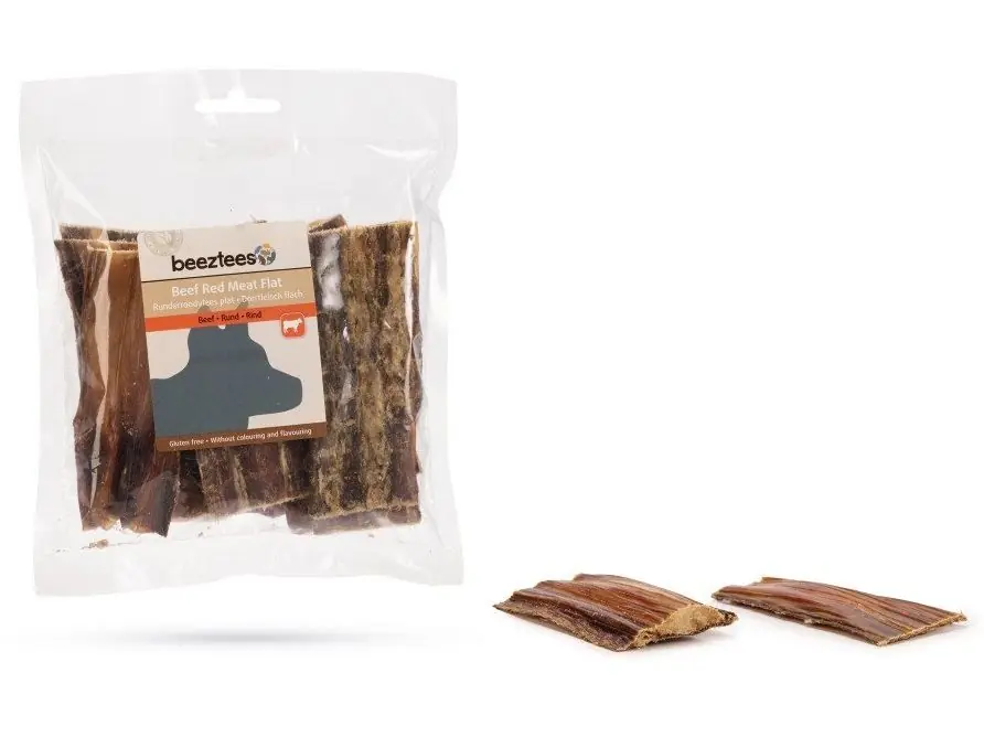 Beeztees Runderroodvlees Plat 200 gr Favoriet