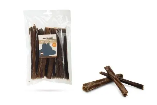 Weekendaanbieding Beeztees runderroodvlees rond 200 gr