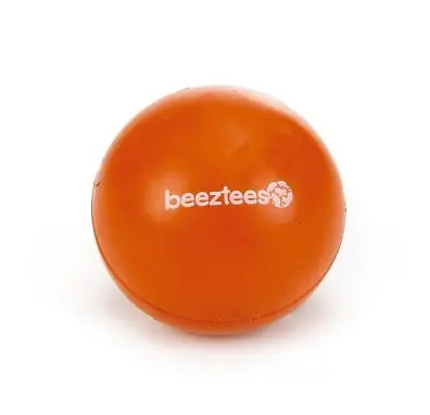 Beeztees speelbal massief oranje Korting