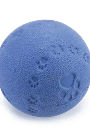 Korting Beeztees speelbal met pieper blauw