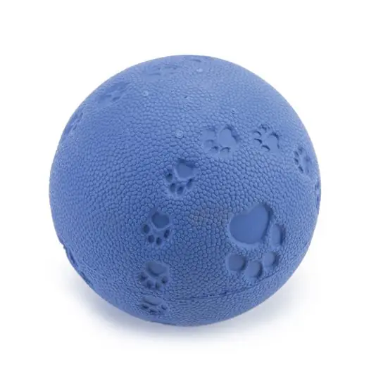 Korting Beeztees speelbal met pieper blauw
