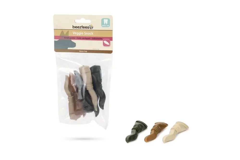 Beeztees Veggie snack Tandpasta mix 10 cm 8 st Aanbieding