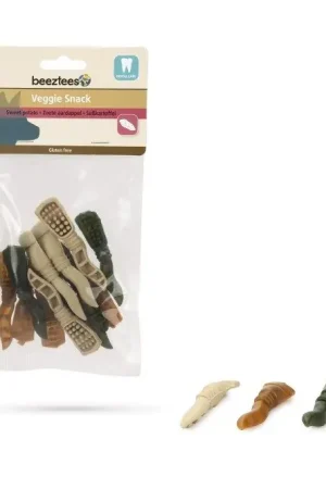 Beeztees Veggie snack Tandpasta mix 7,5 cm 12 st Bestseller