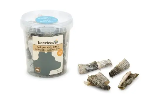 Beeztees zalmhuid bites 75 gr Speciale Aanbieding