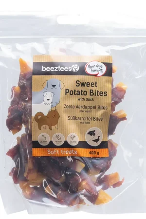 Fabrieksprijs Beeztees Zoete Aardappel Bites M Eend 400 gr
